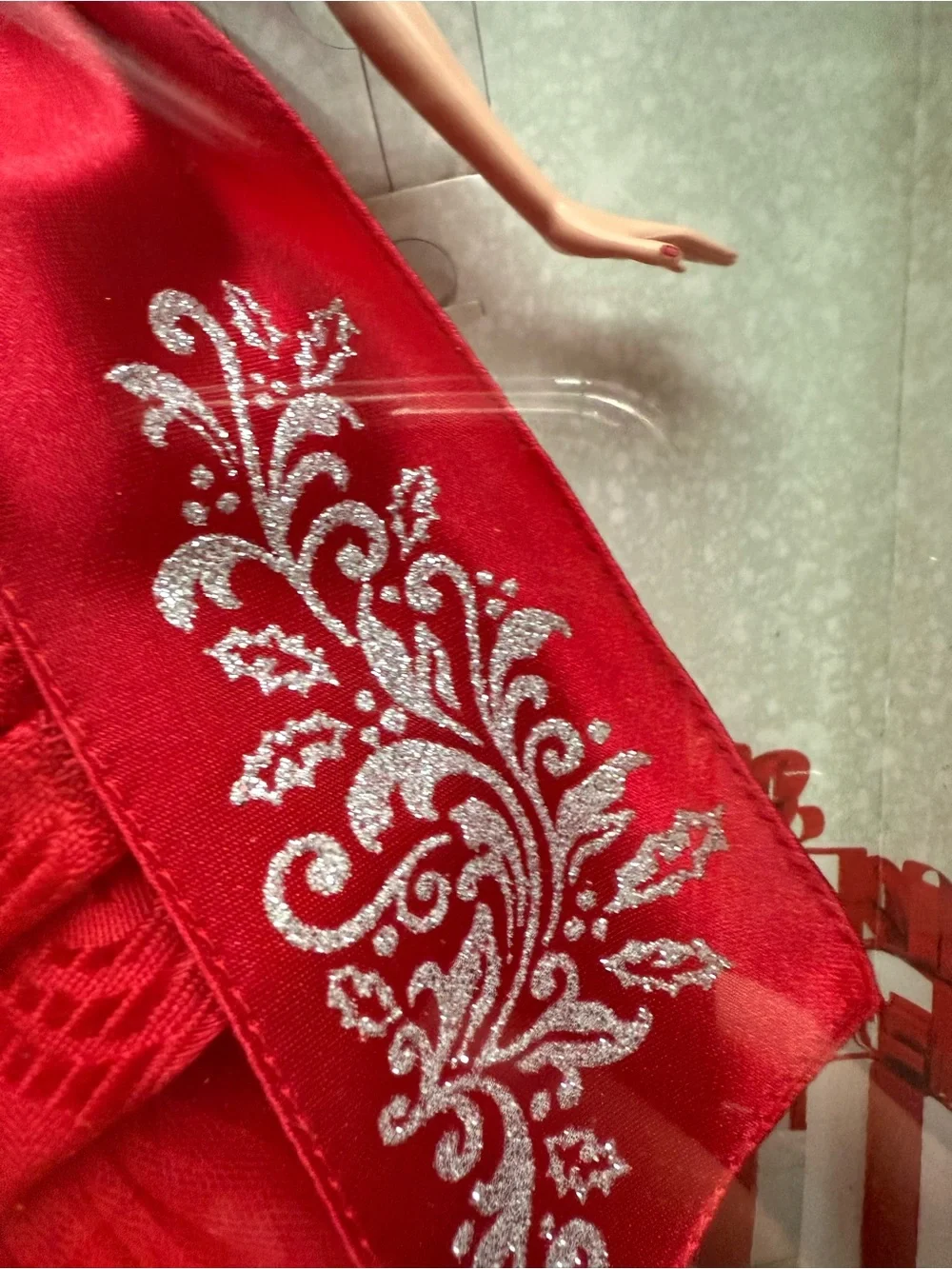 Barbie Holiday Collector Doll in Red Satin Gown